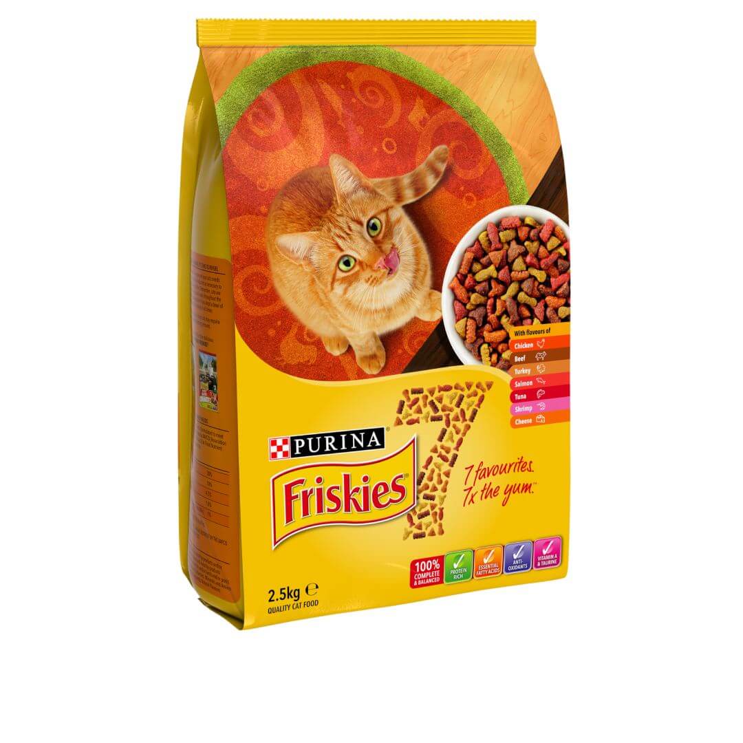 FRISKIES Adult 7 Dry Cat Food Purina New Zealand